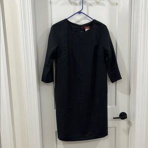 MaxMara Black Knee-Length Sheath Dress